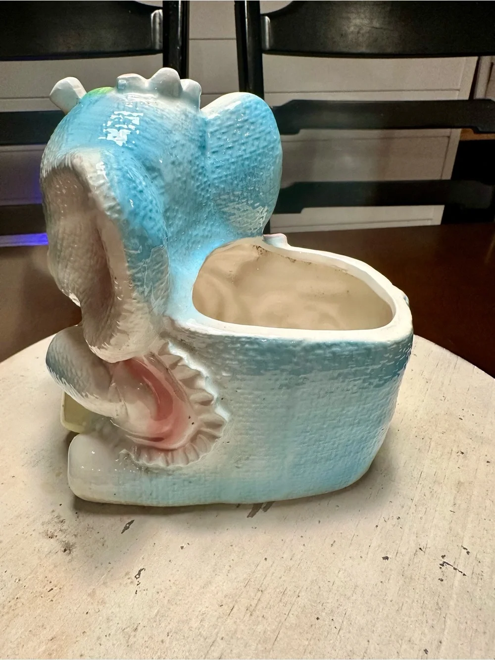 Vintage 1950s Rubens Originals Japan Baby Elephant Nursery Planter Kitsch #3197